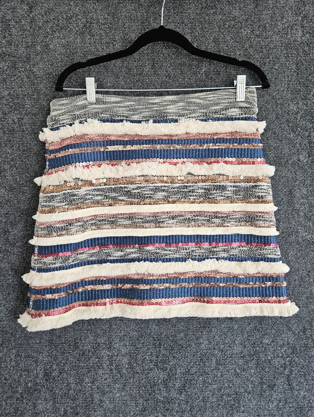Anthropologie Moulinette Soeurs Erine Fringe Skirt